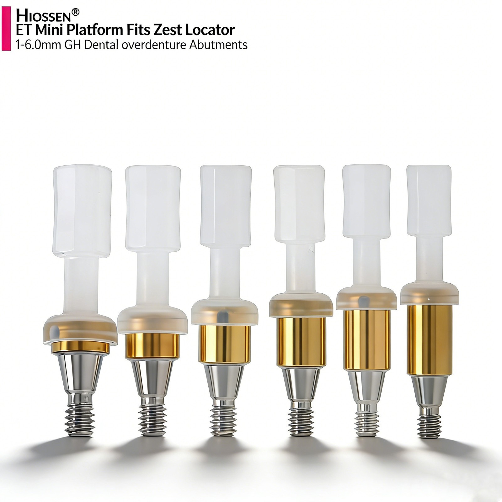 US Nobel Hiossen Zimmer titanium Overdenture Anchor Fit Zest Locator Abutment