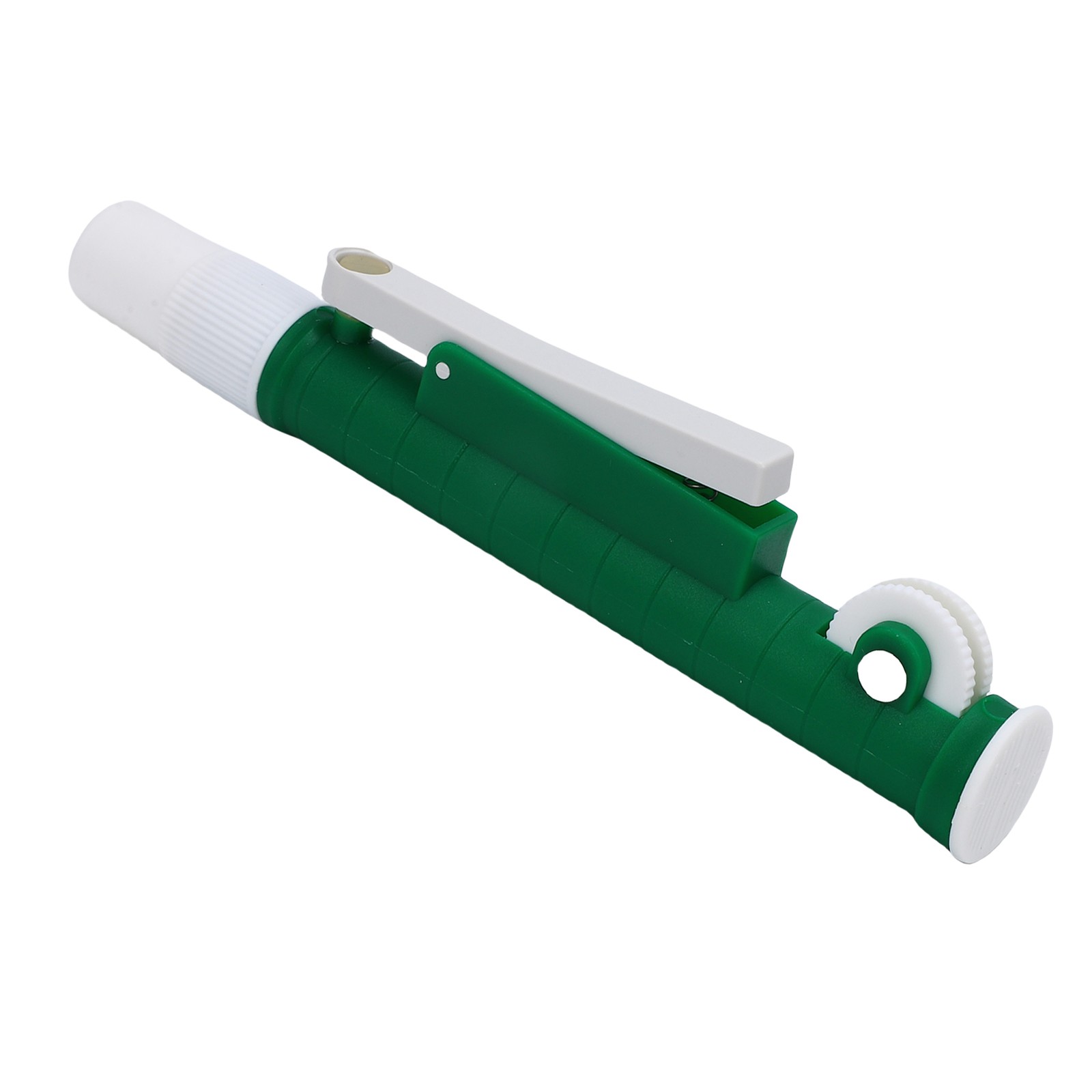Green 10ml Manual Pipette Controller For Accurate Liquid Handling With Plastic