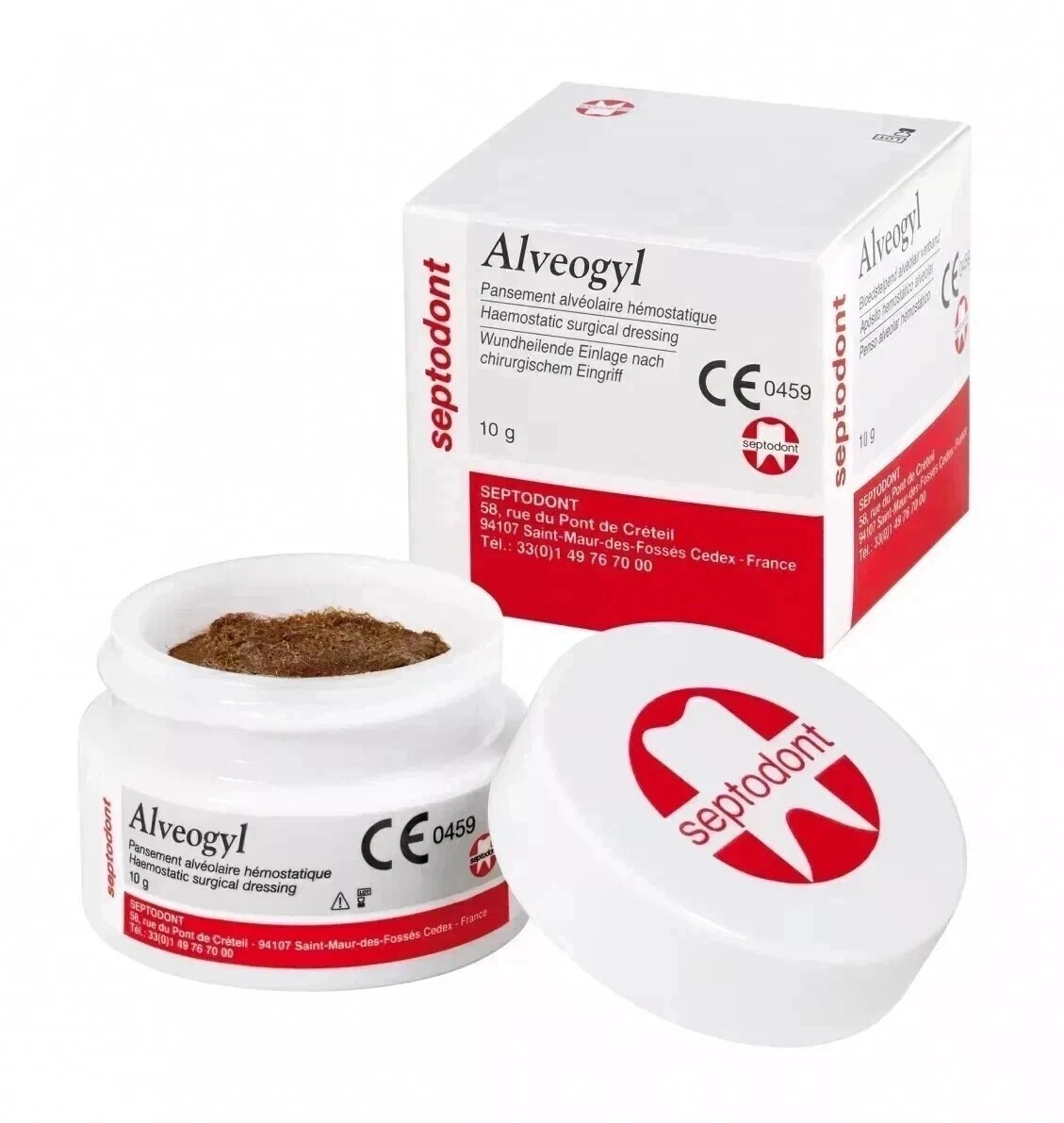 Alveogyl Paste Dry Socket Treatment Dental Material 10gm by Septodont 2027
