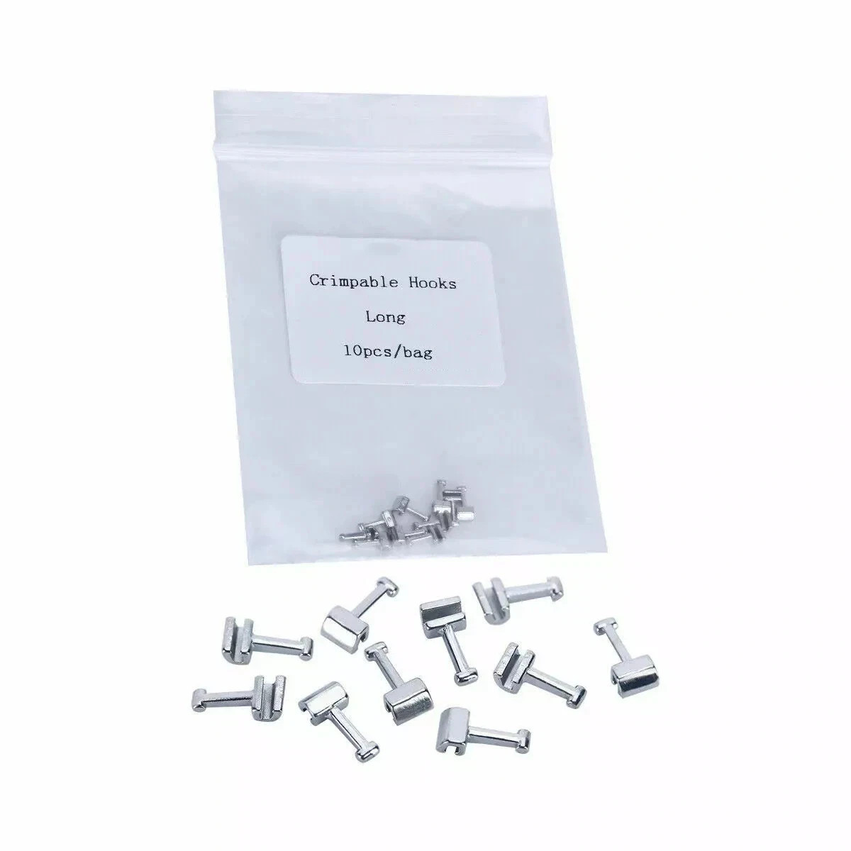 Dental Orthodontic Stainless Steel Crimpable Hook Long/Medium/Short/Stop/Mini