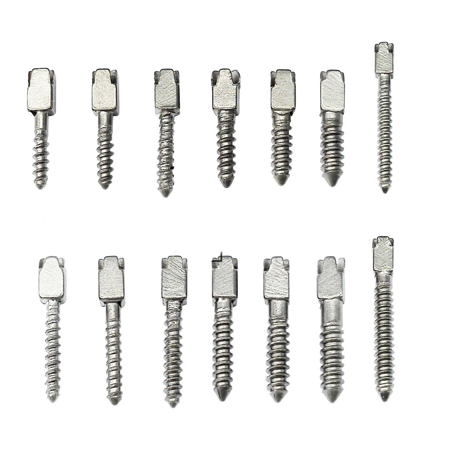 30Pcs Dental Conical Screw Posts Root Canal Pins Titanium Assorted All Size