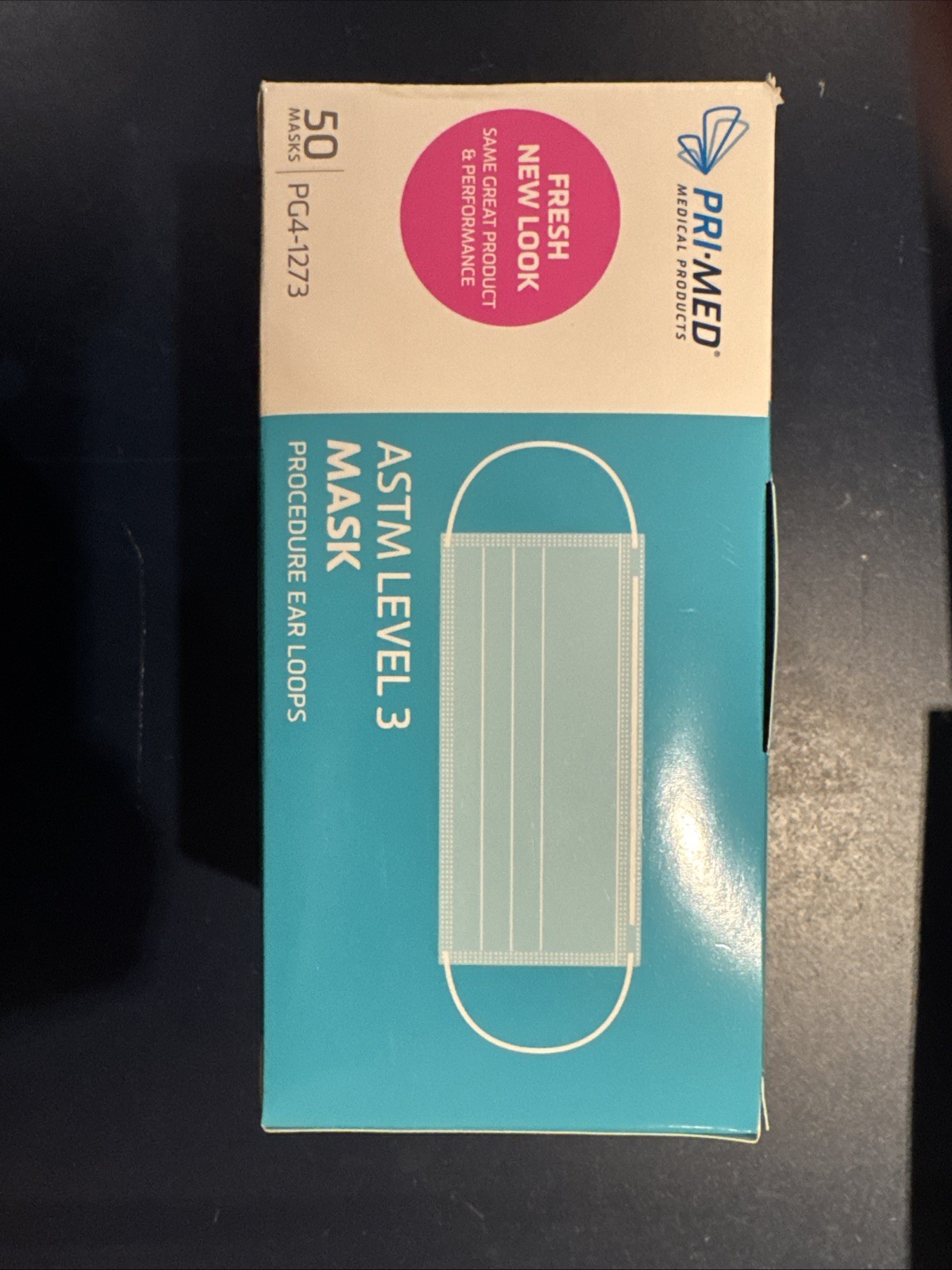 350 ASTM Level 3 4-Ply Disposable Medical Surgical Face Masks (7 Box of 50)