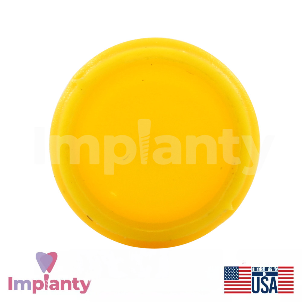 1x Dental Straight Lock Attachment Extra Soft Silicone Set Slim Platform 2.0mm
