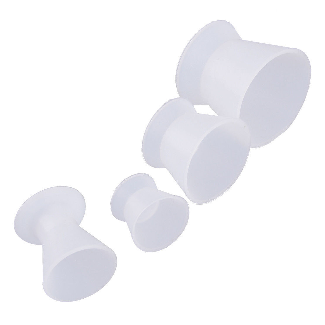 4 Pcs/Pack Colorful Dental Lab Silicone Mixing Bowl Cup Reusable Silicone Rubber