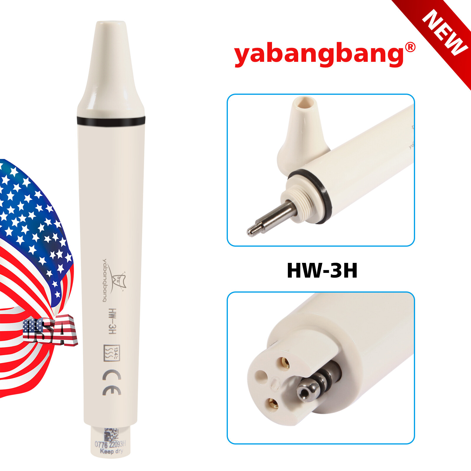 Dental Handpiece Scaler Ultrasonic Scaler Handpiece Fit EMS Cavitron