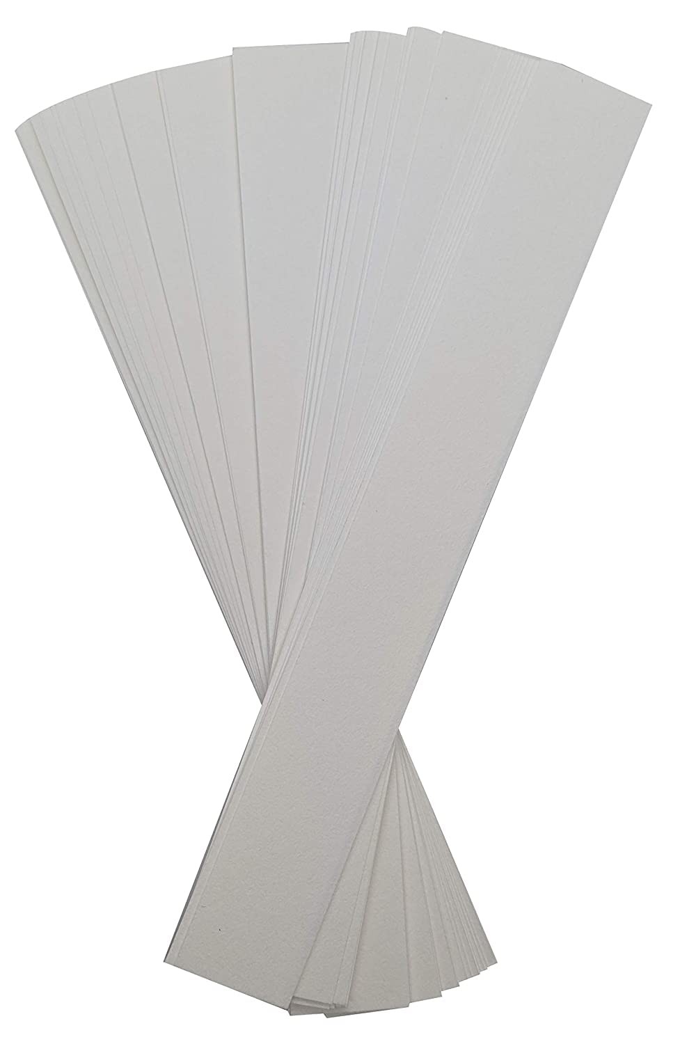 Laboratory Grade Chromatography Test Paper White Pack of 50 Strips