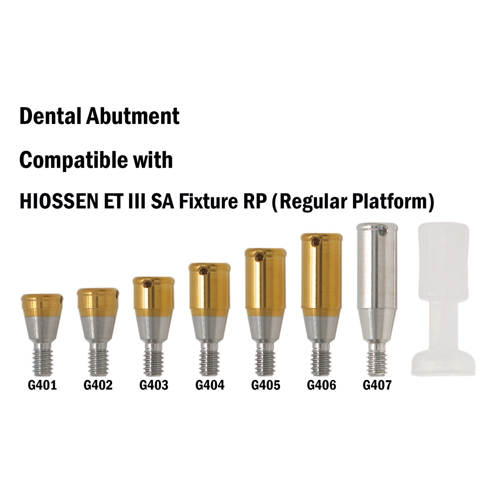US Overdenture Locator Tapered Abutment for Hiossen Nobel Zimmer Retention Caps