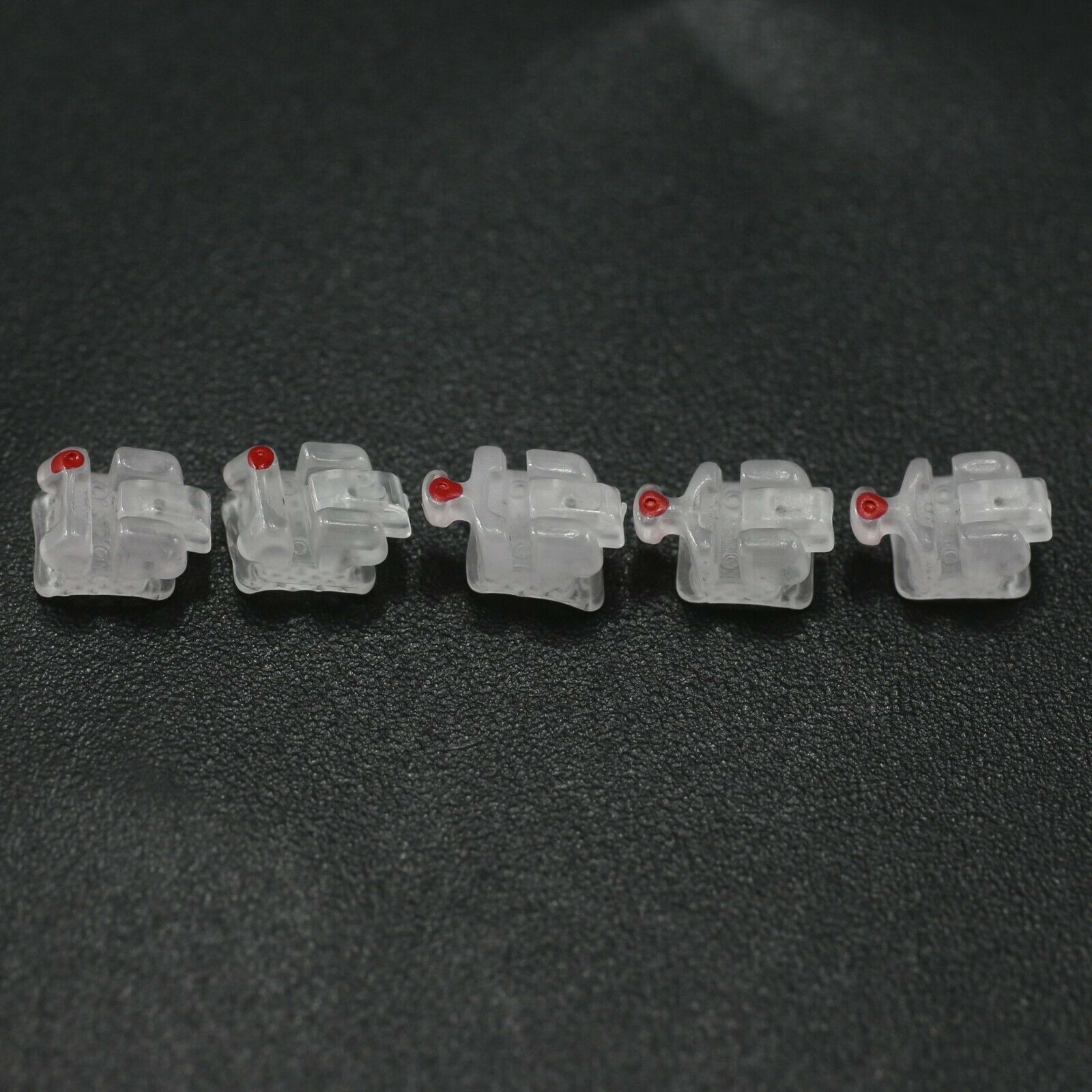 Dental Orthodontic Self-ligating Brackets Ceramic Damon Clear Braces Roth 022