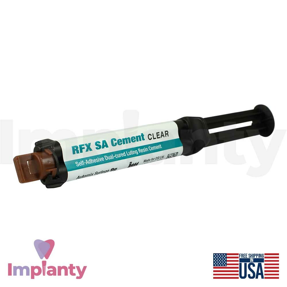 DSI RFX SA Resin Permanent Fixation Cement Dental Self Adhensive Dual Cured