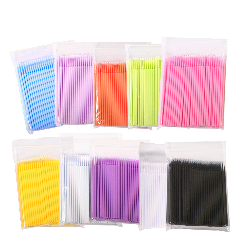 100pcs/pack Dental microbrush brushes applicator tip regular/fine/ultrafine SA