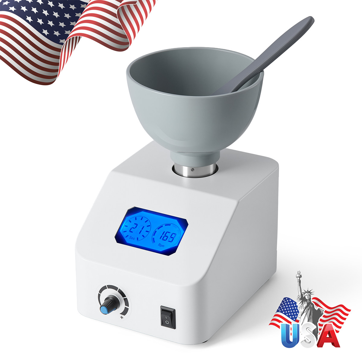 Dental Impression Alginate Mixer 300rpm Dental Printing Material Gypsum Blender