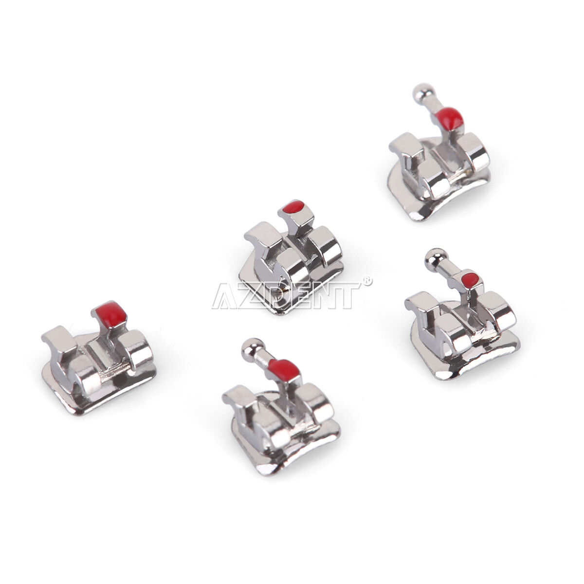 50 Kits Brackets Ortodónticos Mini Roth 0,22 Ganchos 345 AZDENT