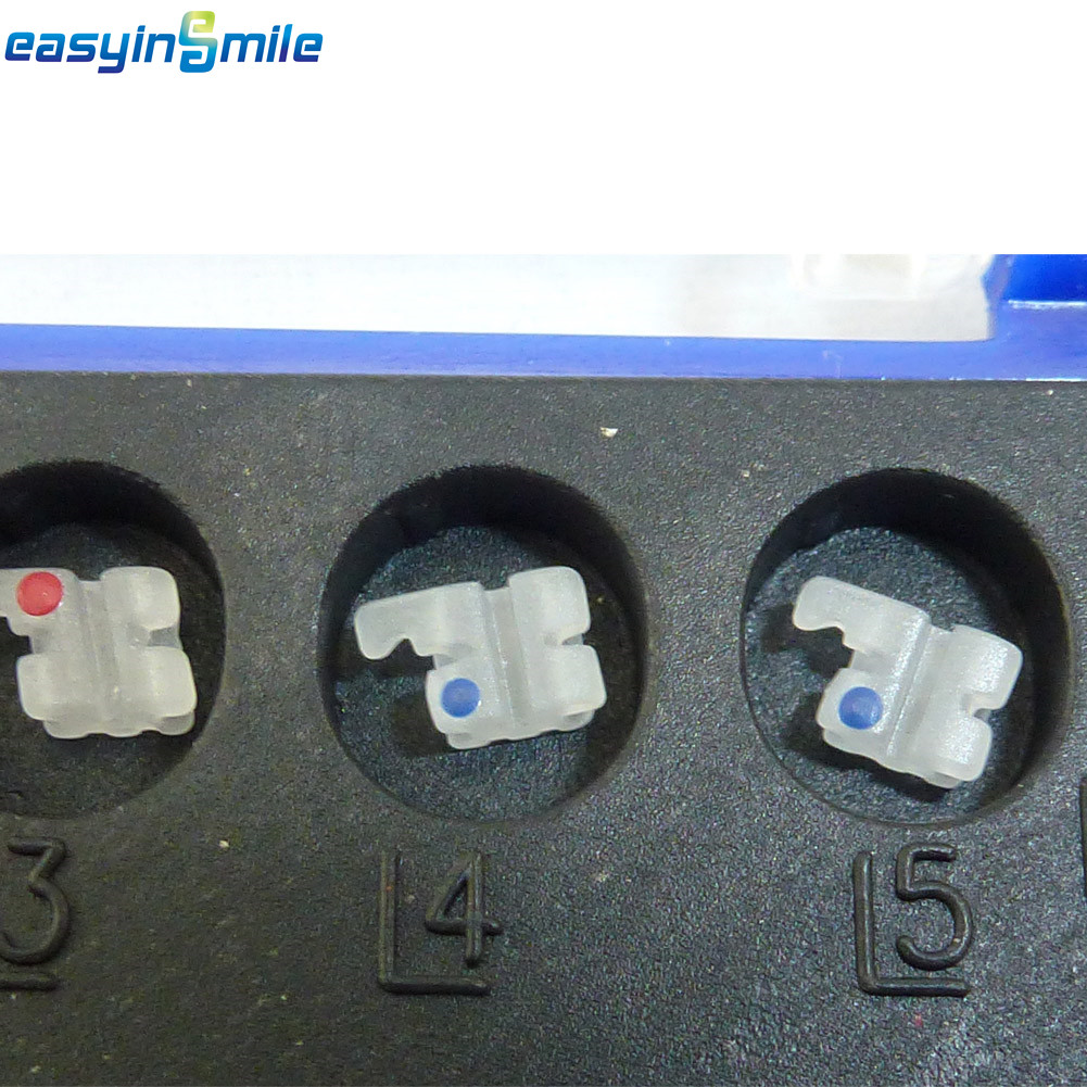 5 Sets Dental Ceramic Orthodontic Brackets ROTH/MBT 0.022 345 Clear Braces