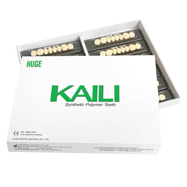 Kaili Synthetic Polymer Teeth 36M B1 12 Upper Posterior Sets
