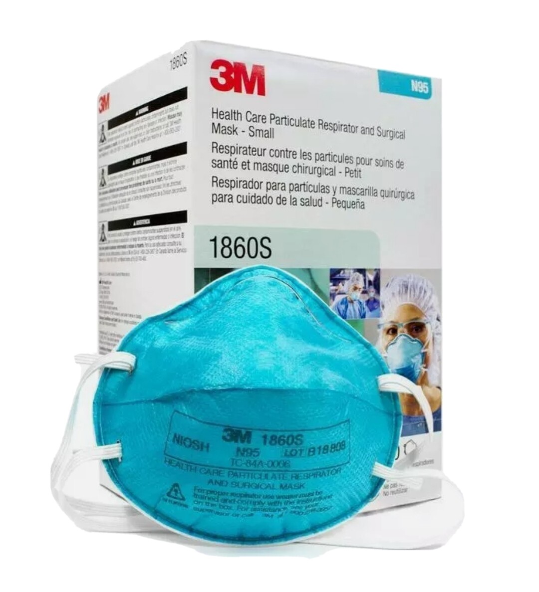 Respirators ***Size Small*** 20 Pc. Box 3M 1860s**See Feedback**