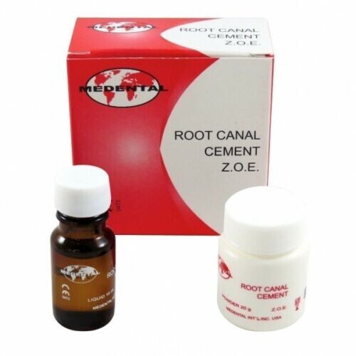 Z.O.E Root Canal Cement Kit 20g Powder And 10ml Liquid Set MEDENTAL