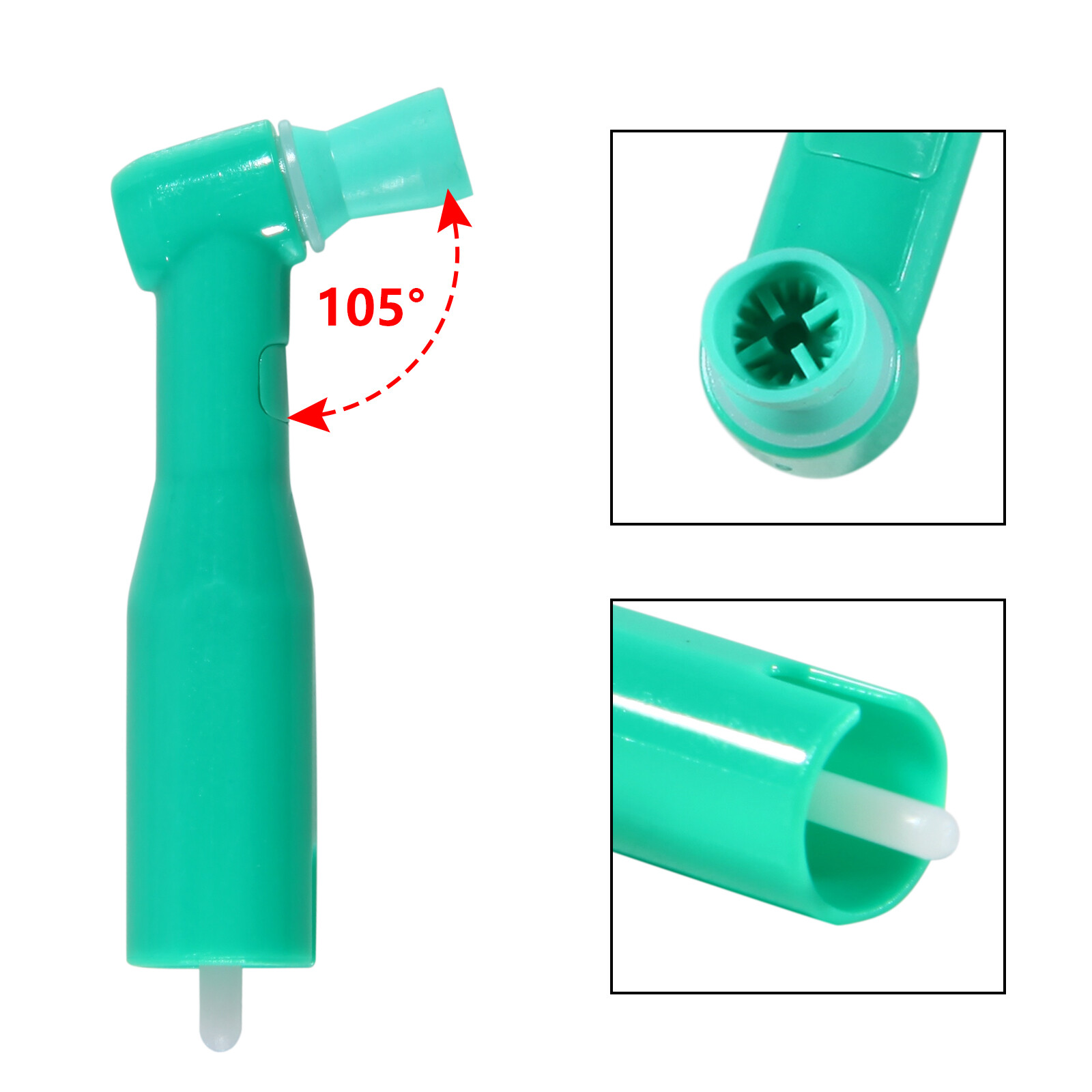 Dental Disposable Prophy Angles Soft Contra Angle 105° Latex Free 1000 pcs