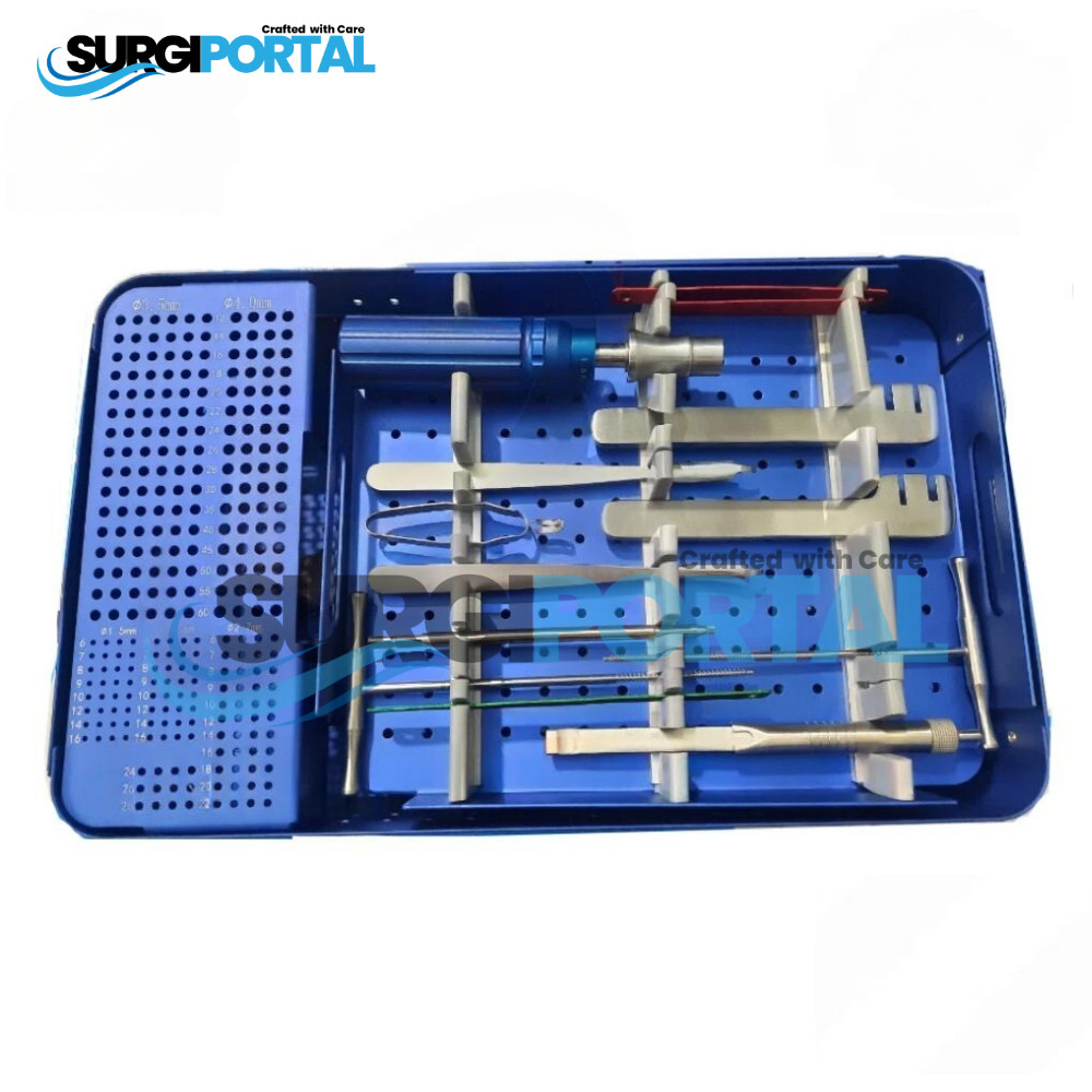 Locking Small Fragment Instrument set, excellent box with screw tray (42 pcs )