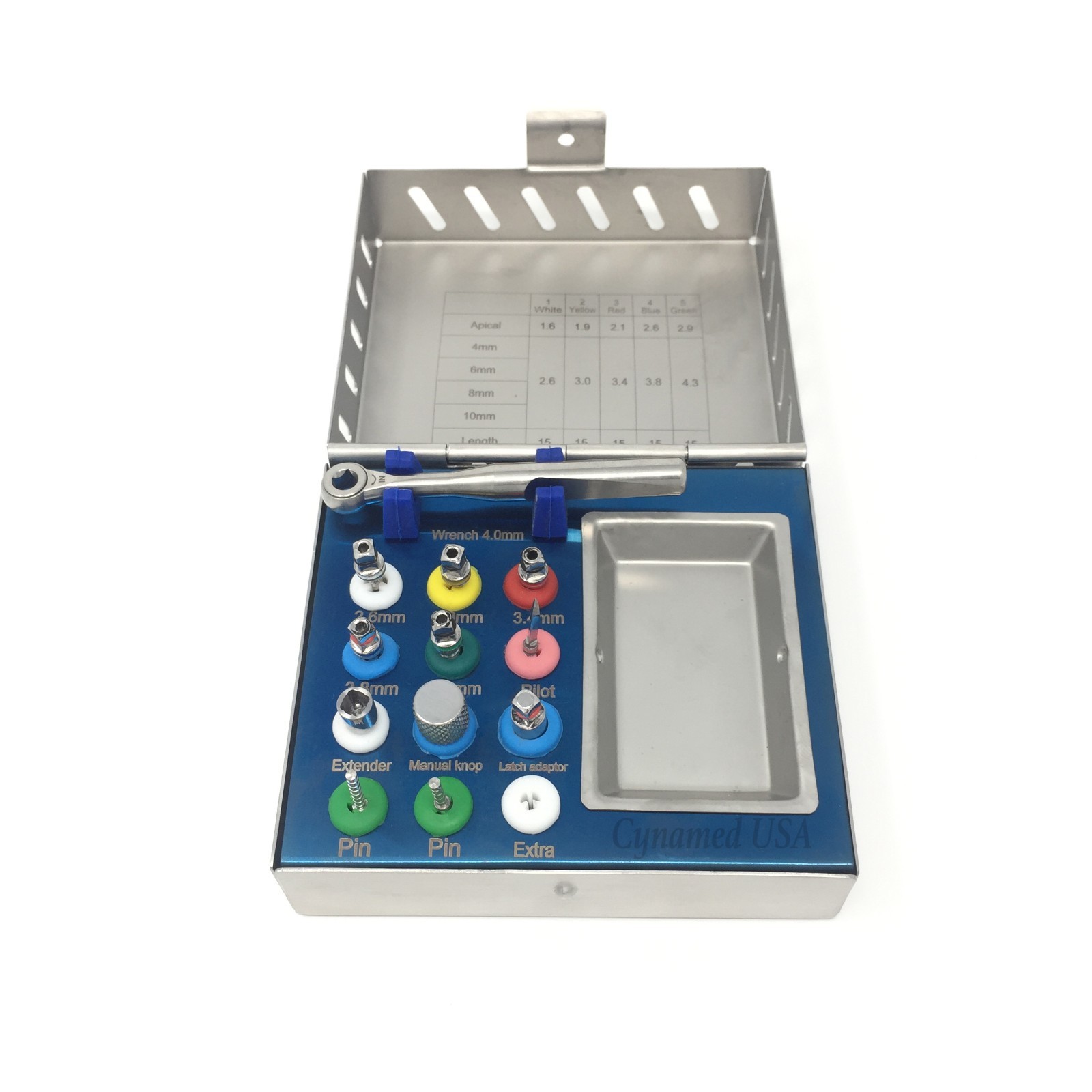 12 PCS BONE EXPANDER SINUS LIFT KIT, DENTAL IMPLANT KIT WITH STERILIZATION BOX