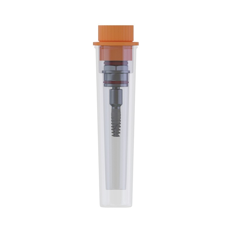 1x Dental SLA Spiral Fixture Conical Connection NP Active Hex Titanium Ø3.5mm