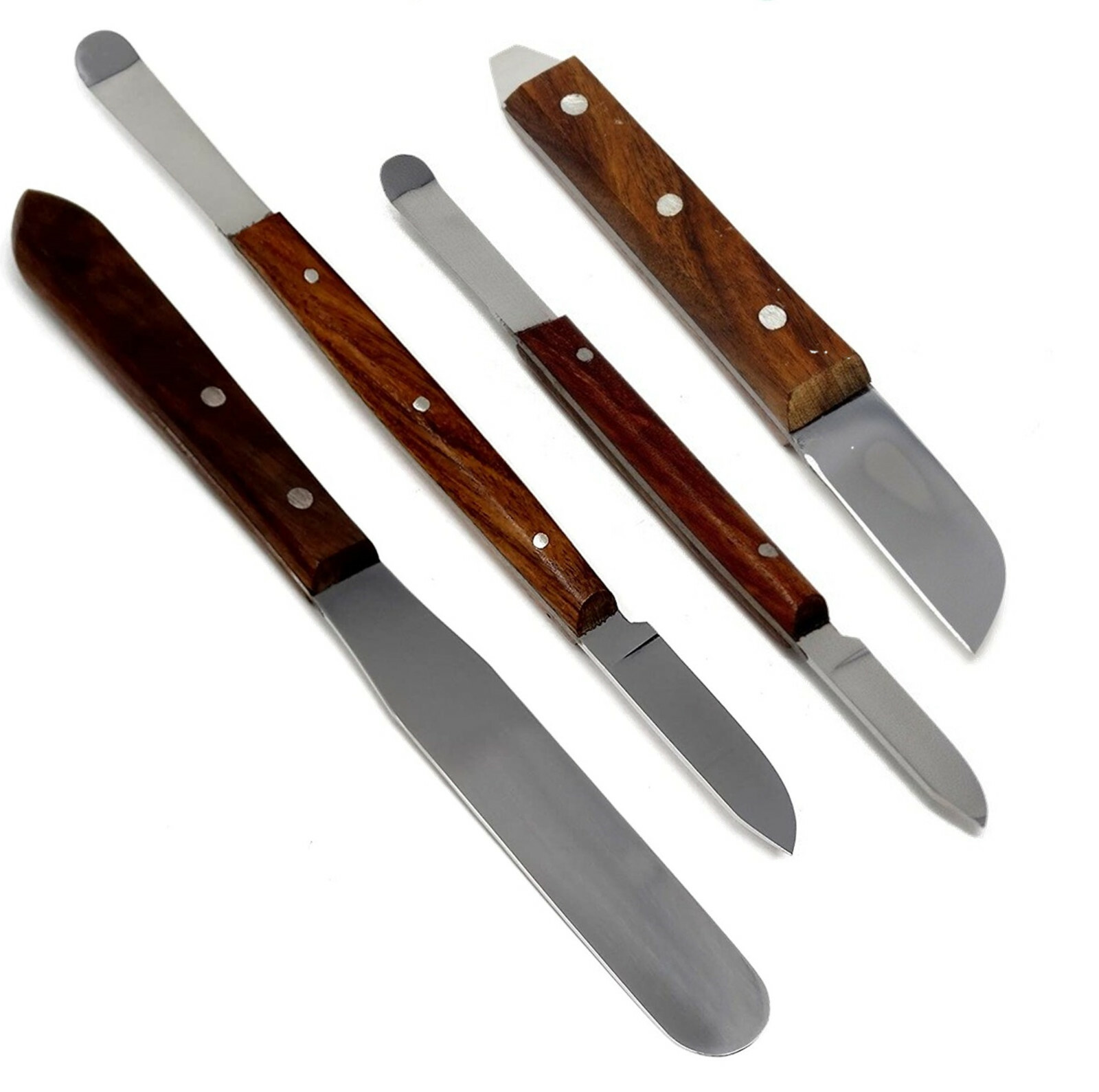 4 Pieces Dental Mixing Spatula Plastic Alignate Mixing Set Carvers Lab Mixing
