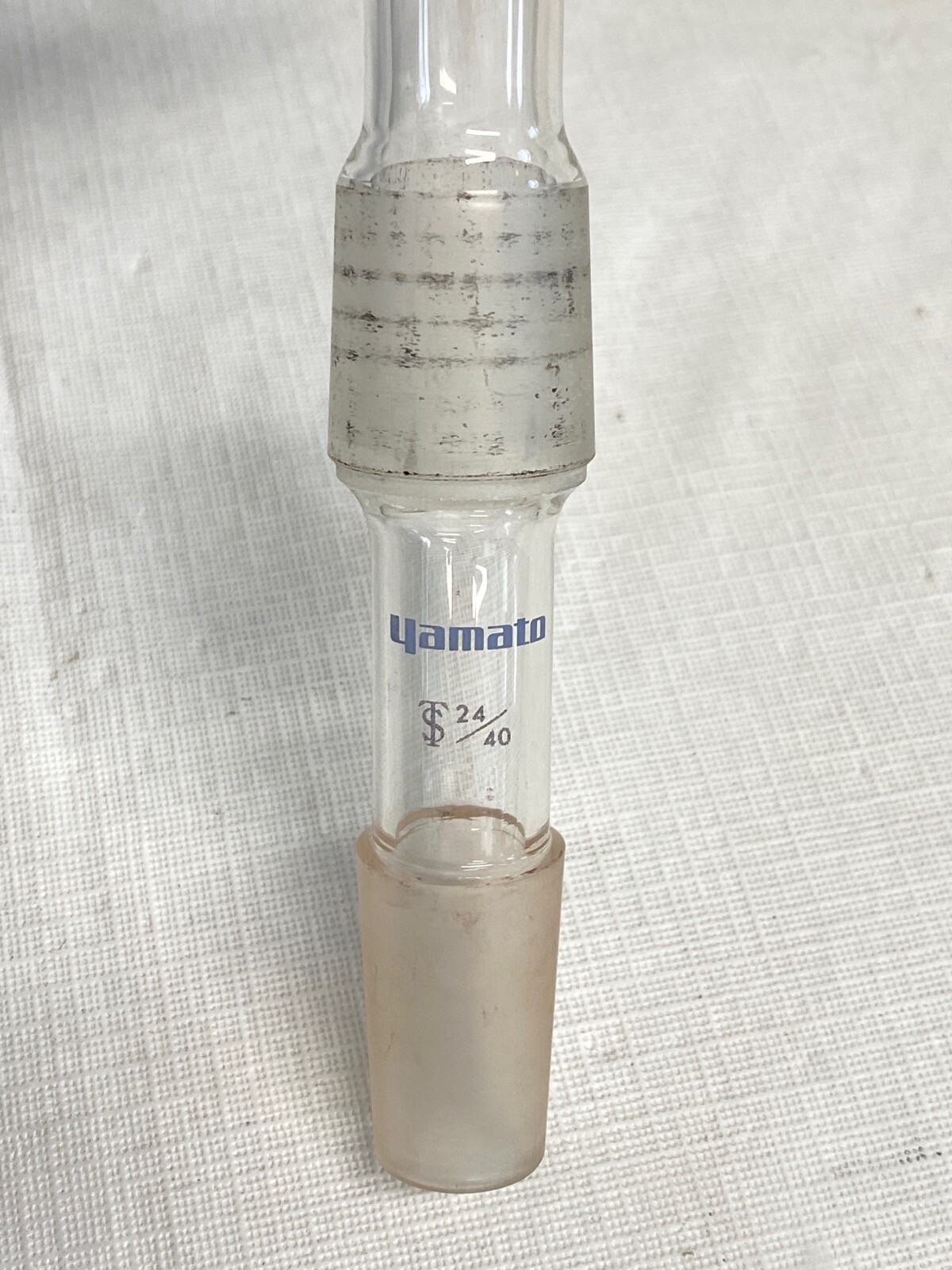YAMATO Glass 216mm Rotavapor Vapor Steam Duct Tube 29/28 Middle 24/40 Lower