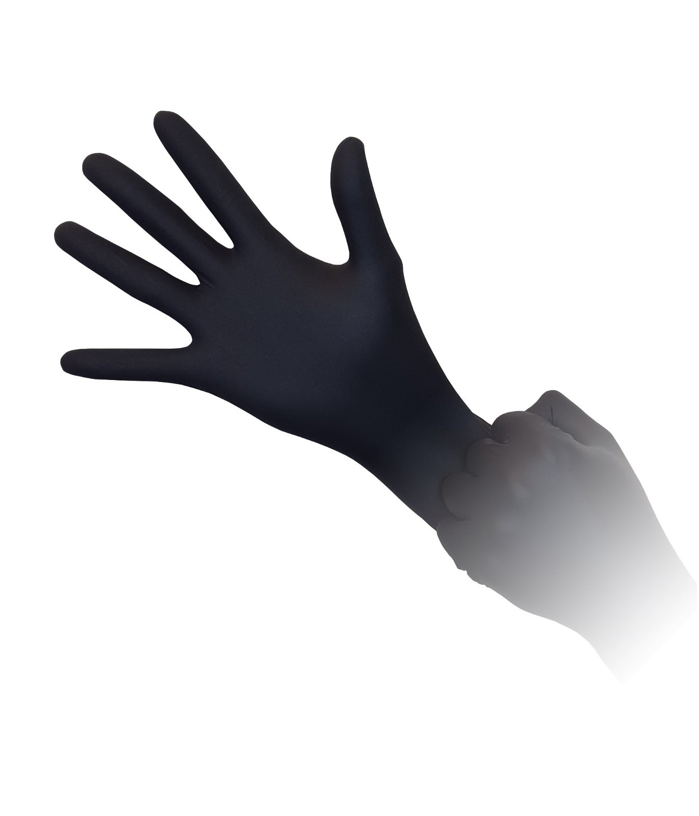 Black Nitrile Exam Gloves – Disposable Latex & Powder Free, Medical Rubber Food