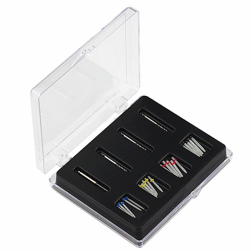 Dental Fiber Post Glass Quartz Endo Screw Root Canal Pins Reamer 1.2/1.4/1.6/1.8