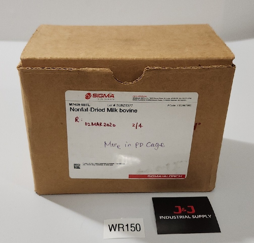 *BRAND NEW* [6] Sigma Aldrich M7409-5BTL Nonfat Dried Milk Bovine + Warranty!