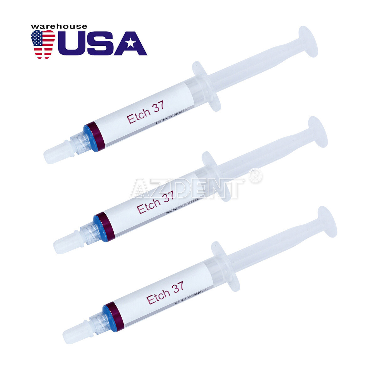 3pcs Dentex Dental Acid Composite Etching Teeth Gel 5ml/pcs For Enamel Dentin