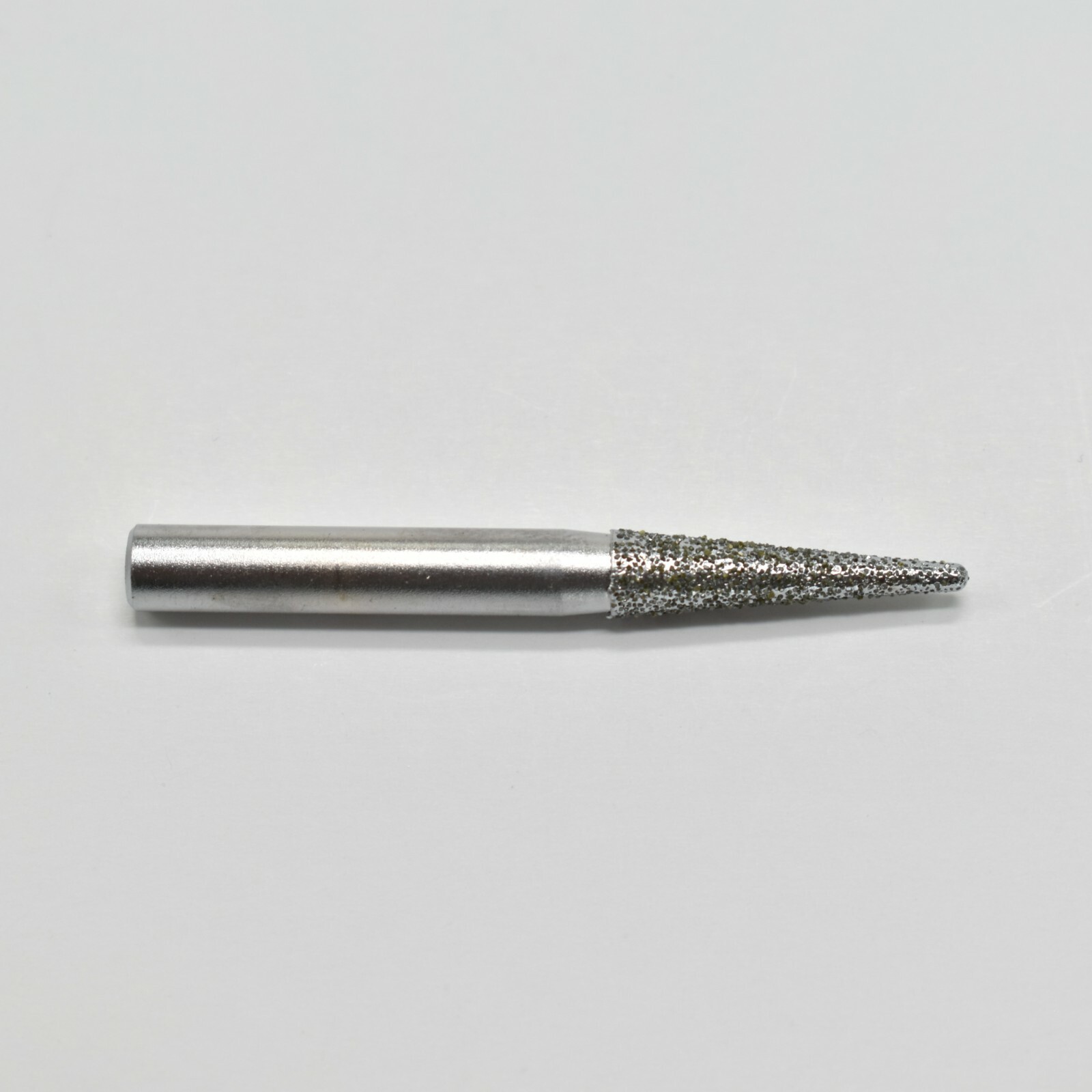 Diamond & CBN 1/4″ Shank Coarse Tall Taper Bur Jewelry Dental Lab HP 3/16 x 1″