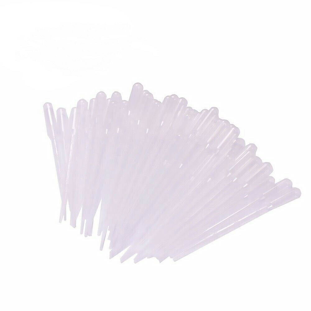 200pcs 3ml Disposable Plastic Eye Dropper Set Transfer Lab Graduated Pipettes