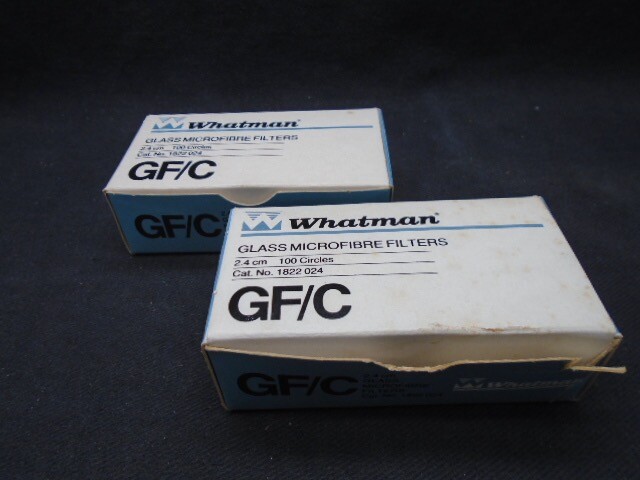 WHATMAN Grade GF/C Glass Microfiber Filter Paper 24mm OD 1822-024 2/Packs