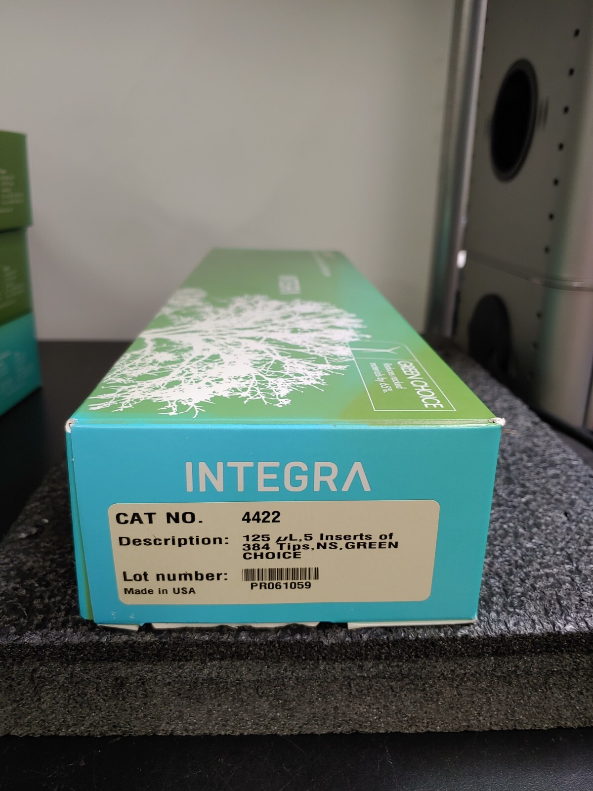 INTEGRA 4422 125µl GRIPTIPS 5 Inserts of 384 Tips NS Green Choice