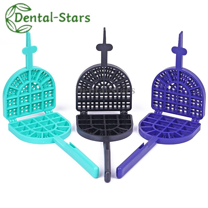 Dental Denture False Tooth Veneers Sieve Tooth Clean Collection Wash Racket Tray