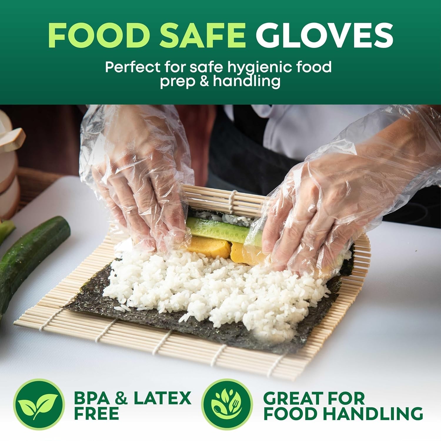 Versatile 600-Count Disposable Gloves – High-Density Polyethylene & Food Safe