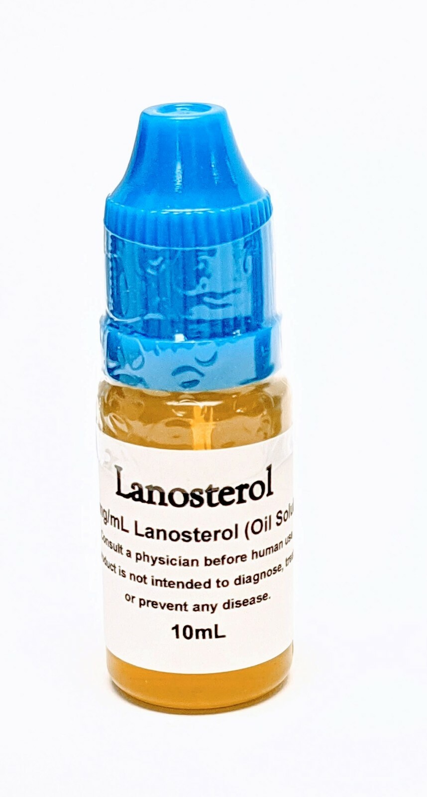 10mL Lanosterol 25 mg (2.5 mg/mL) Oil Soluble in Sealed Dropper Bottle