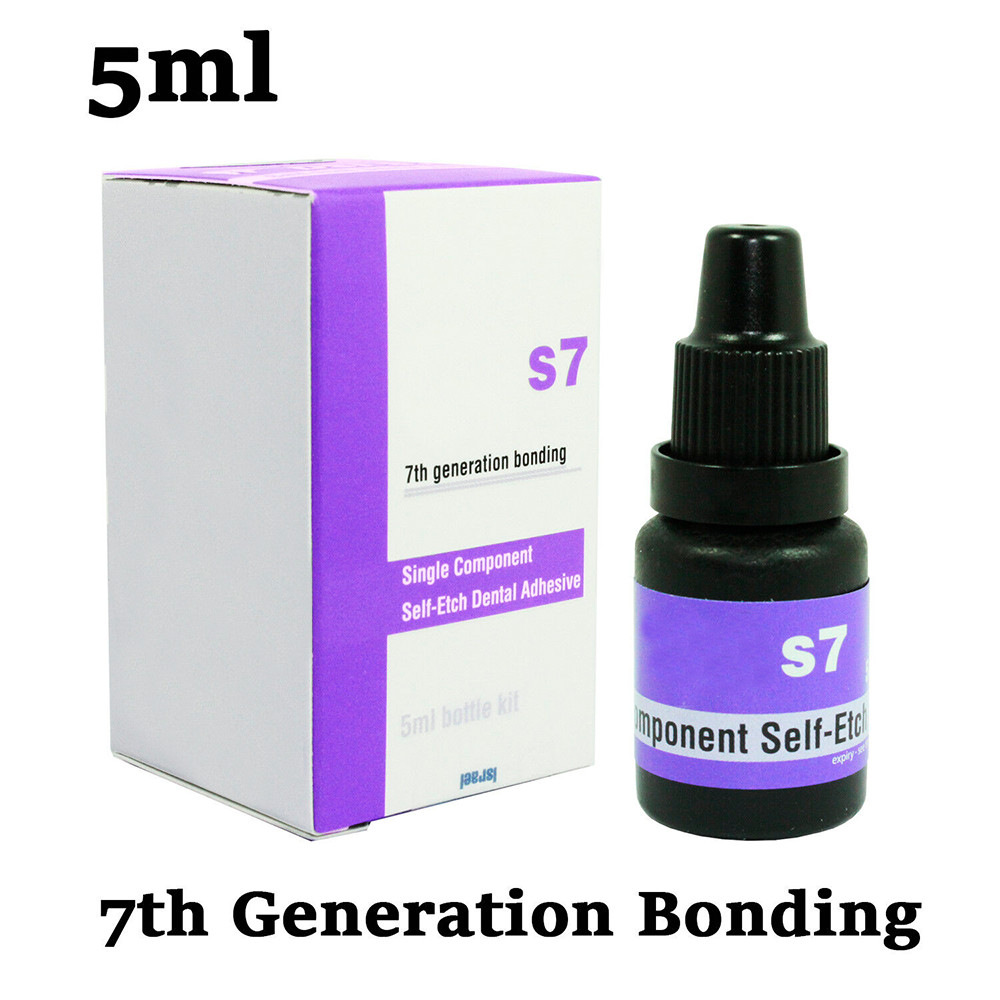Dental One component Self Etching S7 Light Cured Adhesive Bonding 5ml