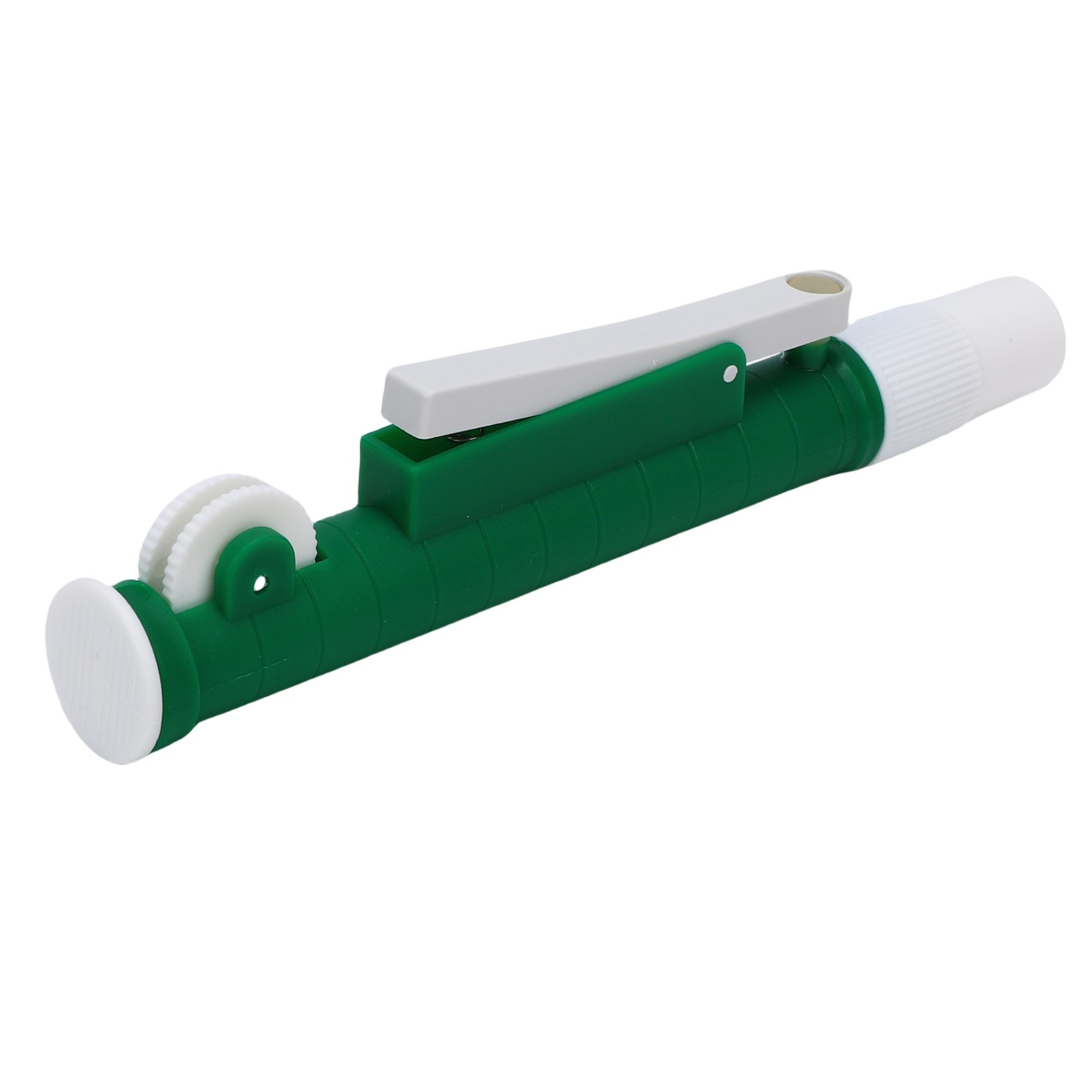 Green 10ml Manual Pipette Controller For Accurate Liquid Handling With Plastic
