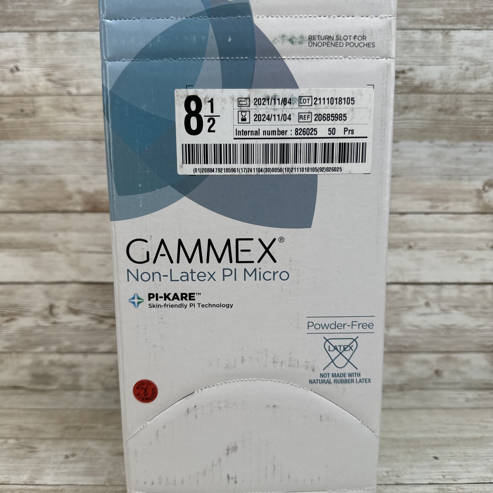 Gammex Non-Latex PI MICRO Surgical Gloves Sterile *1 Box* Size: 8.5 *See Date*