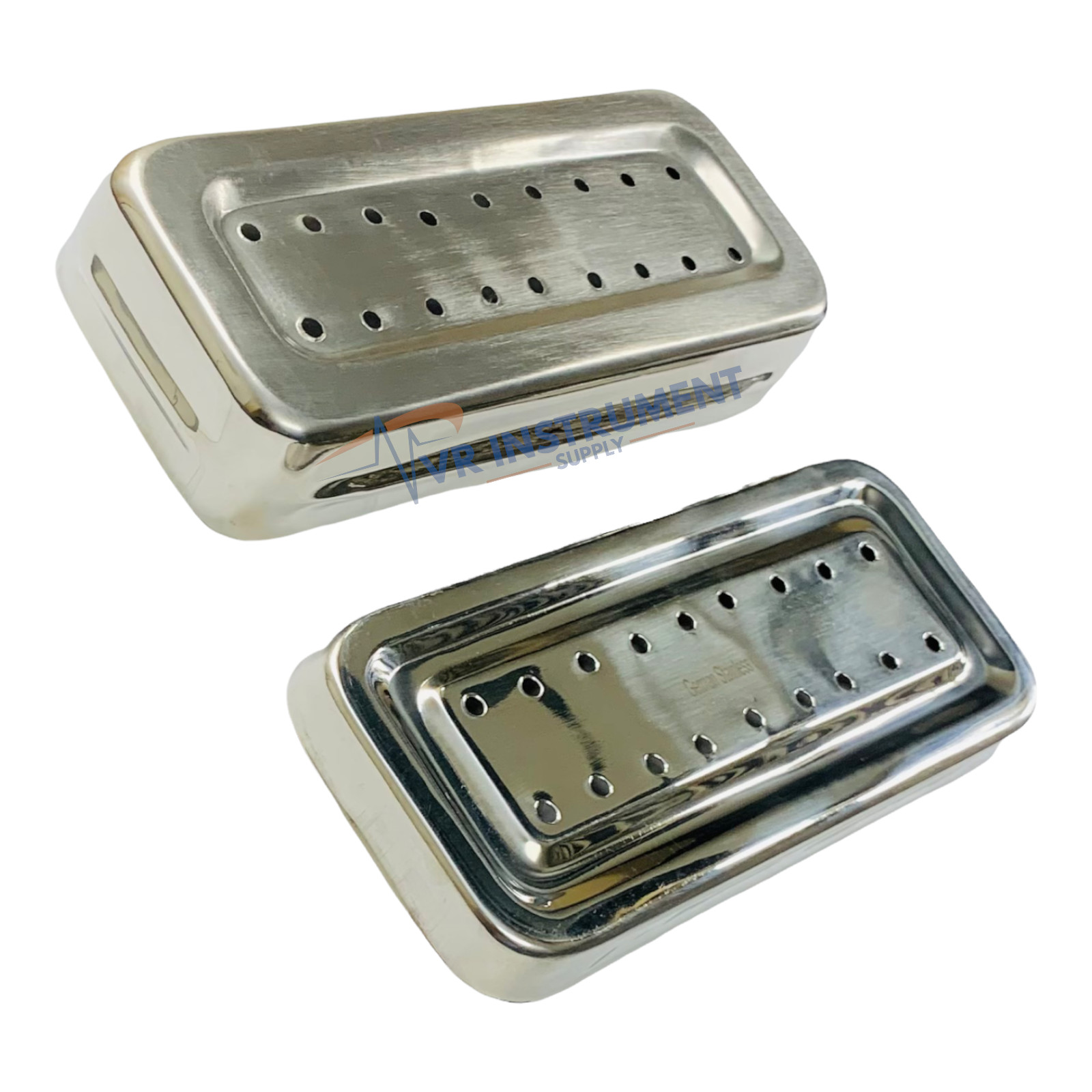 Instruments Box Perforated German Stainless CE 7X3X1.5 inch Surgical Instruments