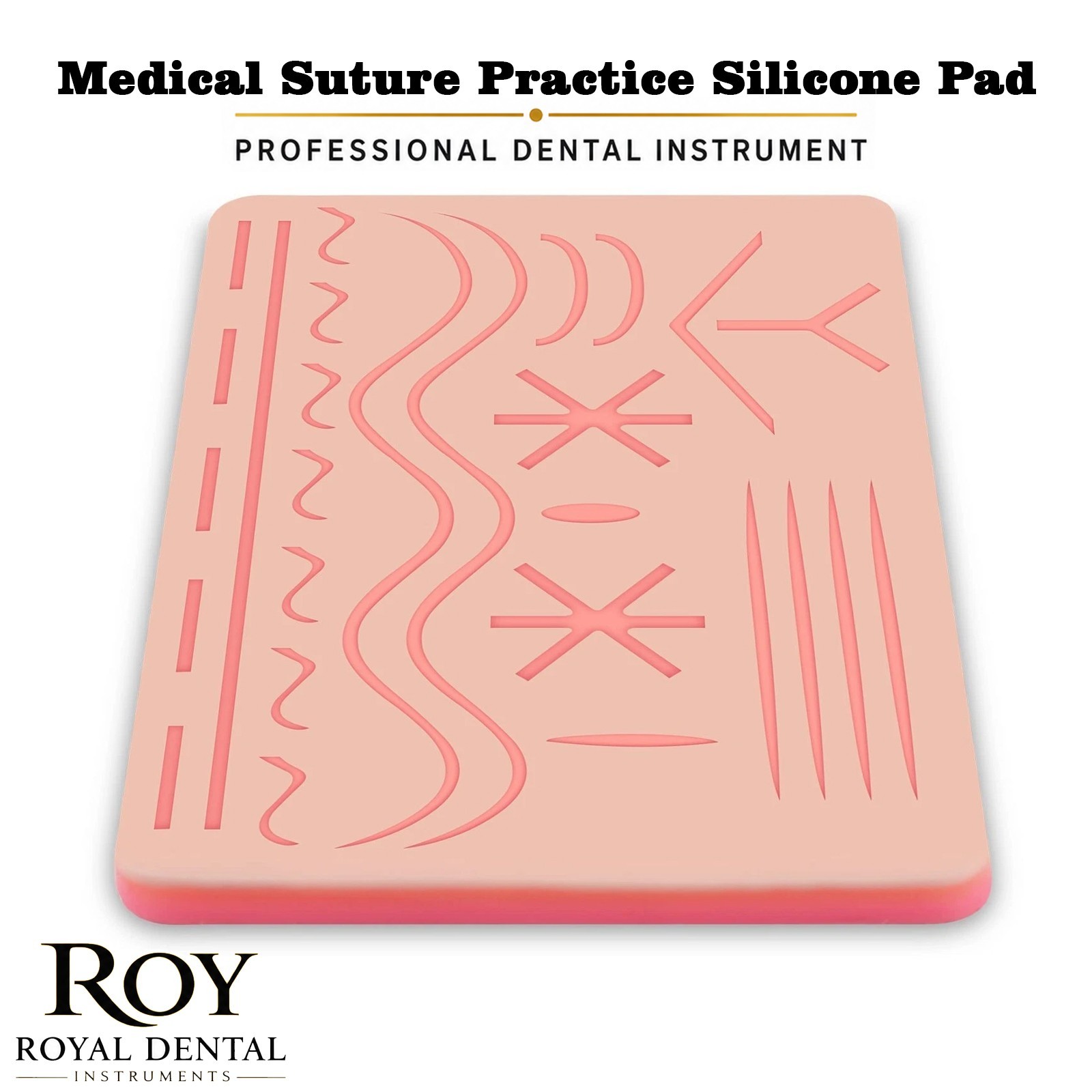 New Medical Skin Suture Practice Silicone Pad Wound Simulated For Training Kit