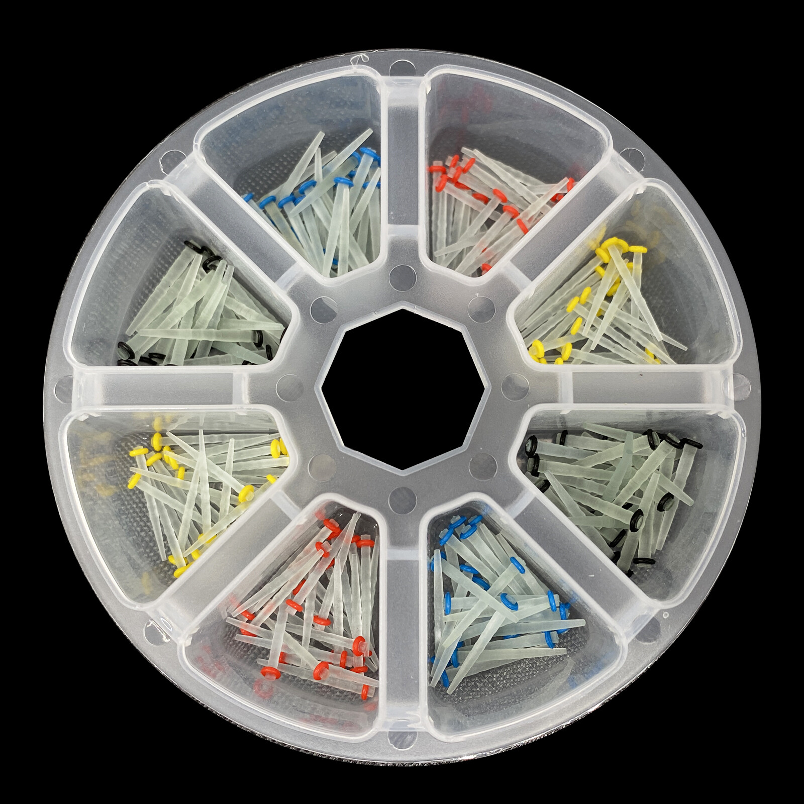 200 Pcs Dental Fiber Post Glass Quartz Teeth Restorative 1.0 1.2 1.4 1.6 1.8mm