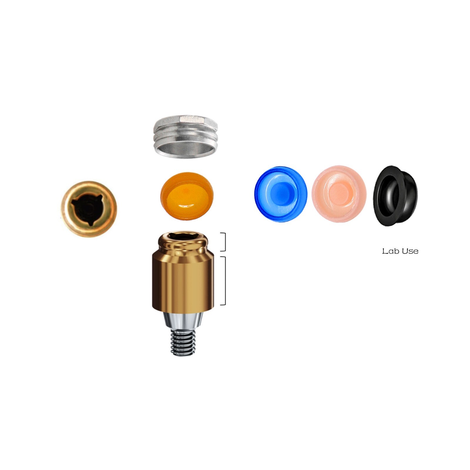 US Locator Abutment Compatible Nobel Active Conical Connection Internal RP/NP