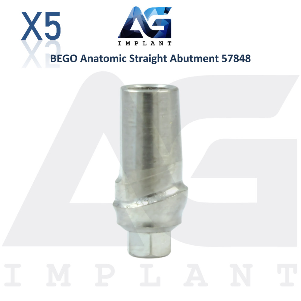 5 Anatomic Straight Prosthetics Compatible with BEGO® Ø4.1mm – 57848 Dental