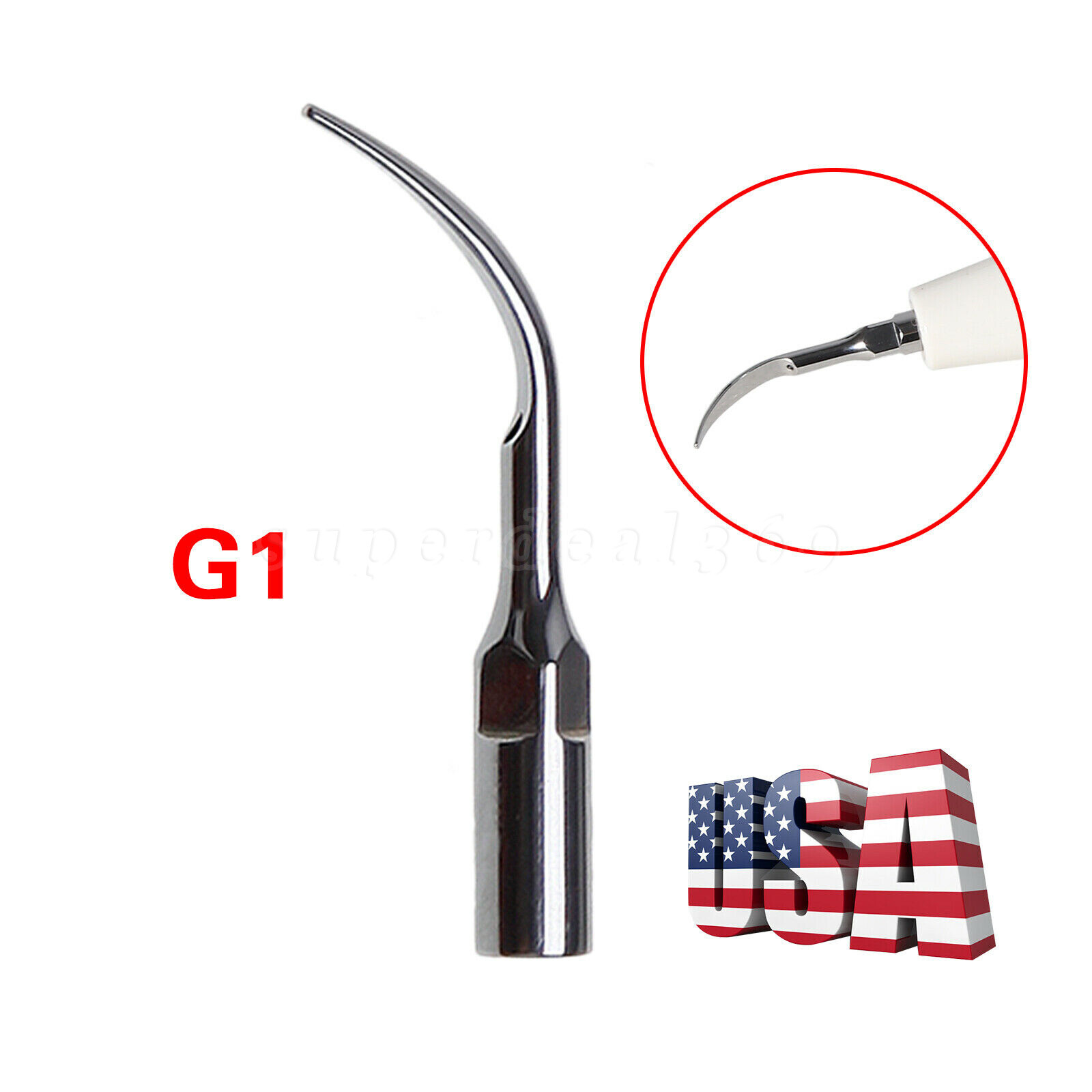 Dental Ultrasonic Piezo Scaler Tips fit EMS Woodpecker DTE SATELEC Handpiece Or