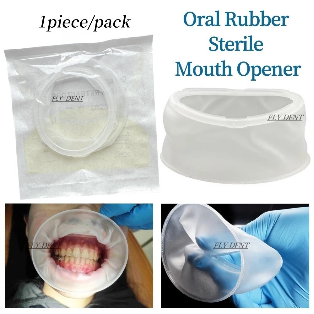 Dental Rubber Mouth Opener Lip Cheek Retractor Orthodontic O-Shape Expander M