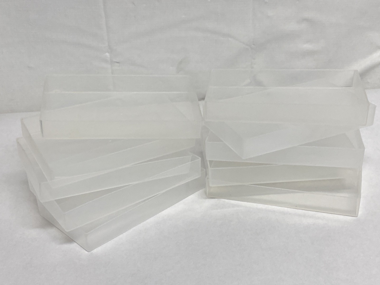 (10) Laboratory Clear PP Microtube Rack Lid for 96-Place Reversible Flipper Rack