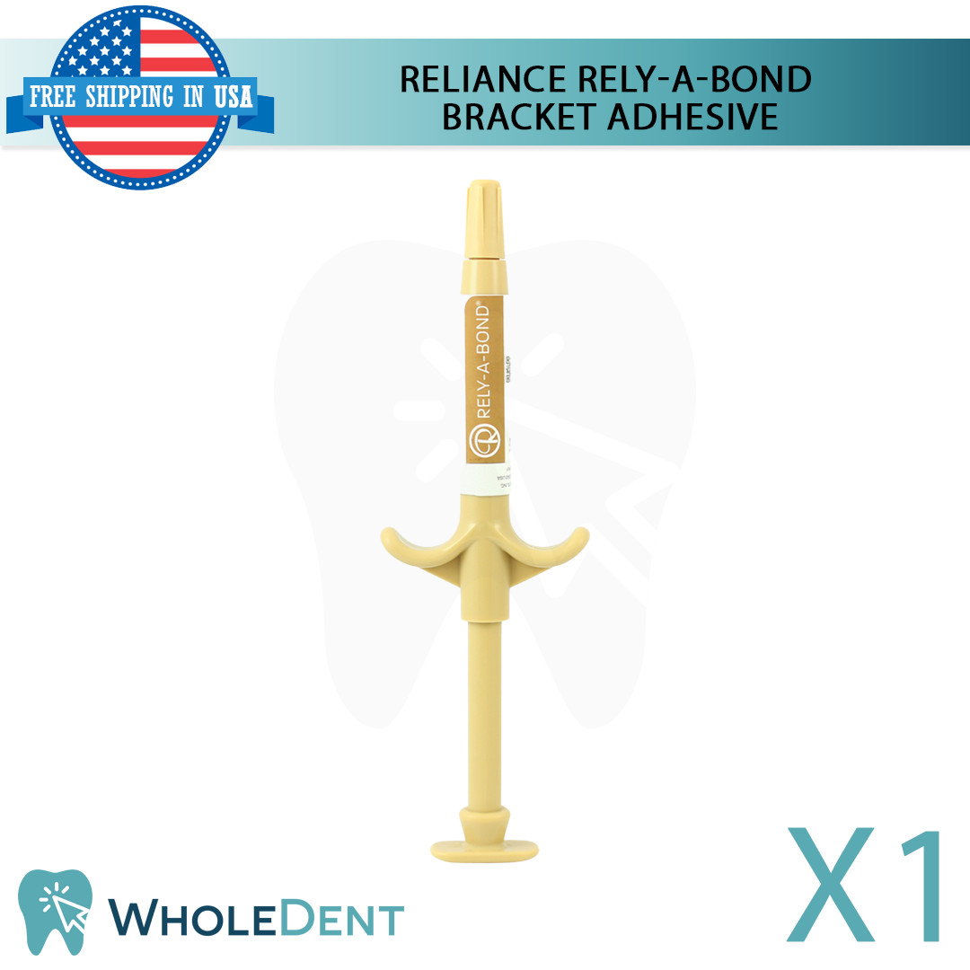 Reliance Ortho Rely-A-Bond Bracket Adhesive 3.5g Syringe Orthodontics Bonding