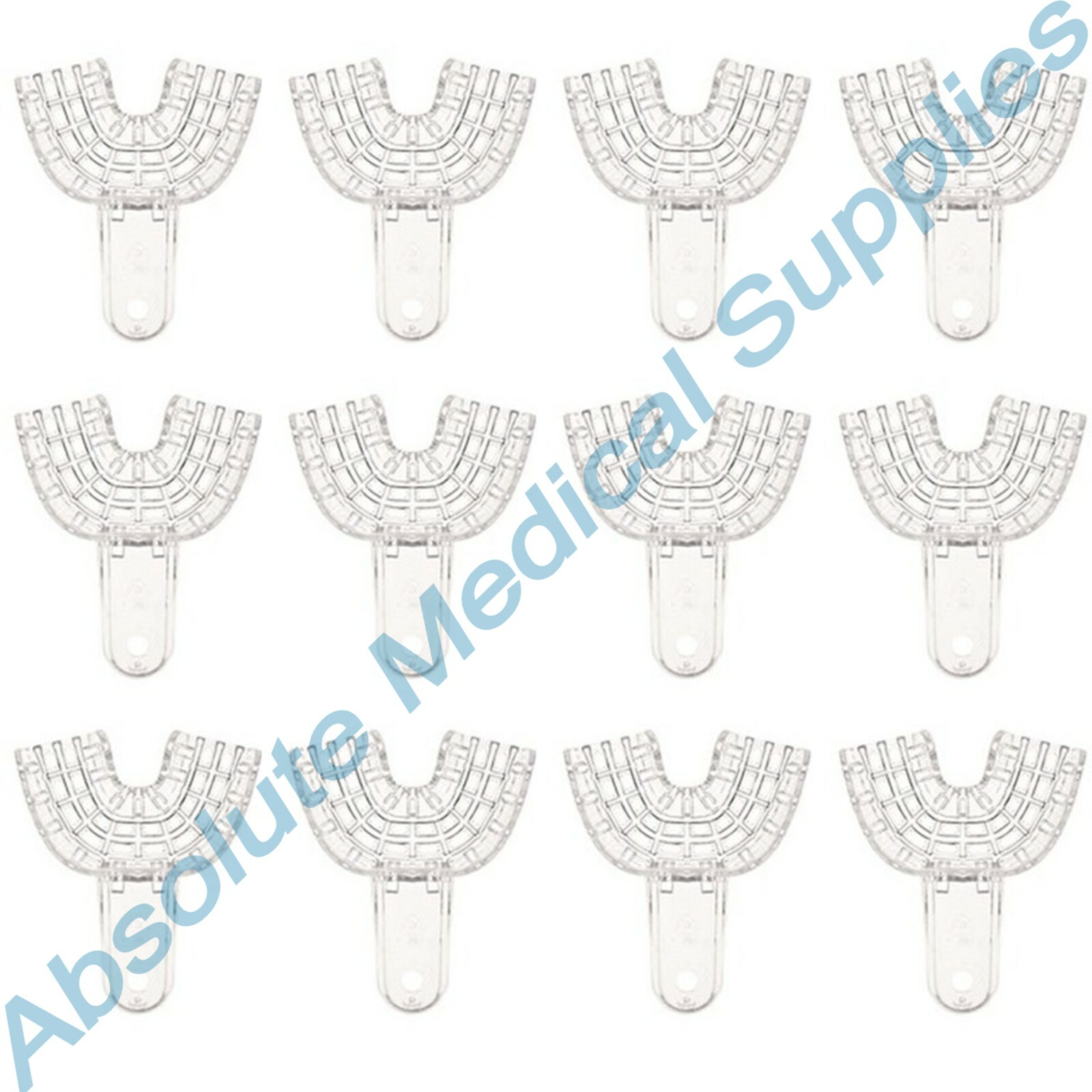 *12-Pieces* Coltene President Disposable Impression Tray Size-9 Anterior C6909